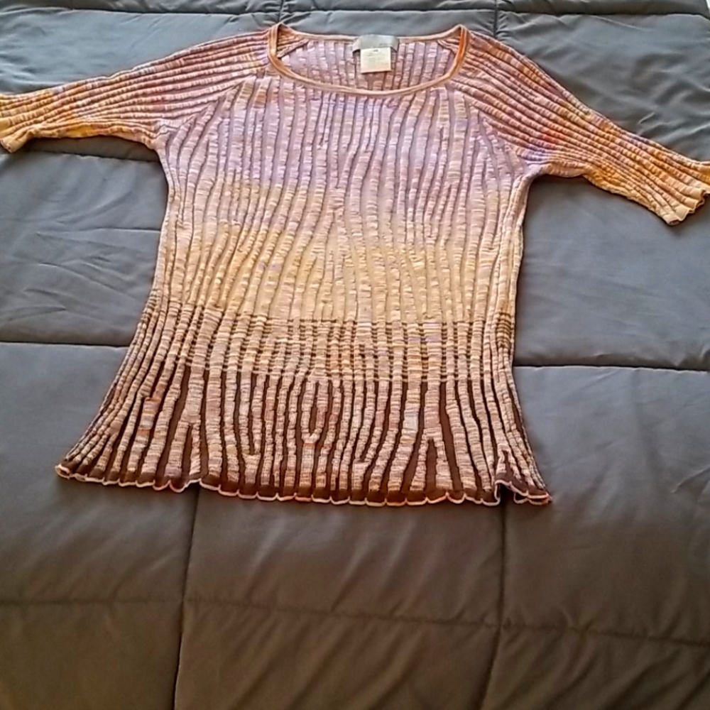 Missoni top in ribbed cotton/viscose top